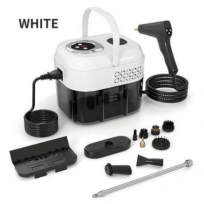 High Temperature Steam Cleaner Handheld Carpet Cleaner High Pressure for Kitchen Grease Sofa Air Conditioner Washing Machine Tile Grout Easy Carry Home Use
