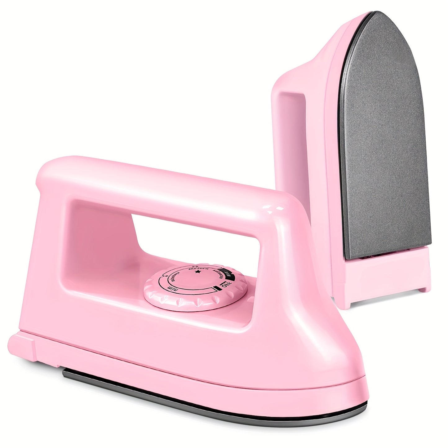 Mini Heat Press Machine Portable 400W with Charging Base, Handheld Heat Transfer Press for T-Shirts Shoes Bags Vinyl HTV Projects, Compact Travel & Home Iron-On Press Tool for DIY Crafts Sublimation