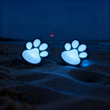 Cold white light pet paw print lamp