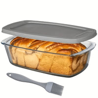 1-piece baking pan + 1-piece silicone brush