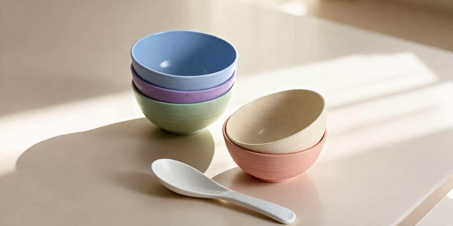 Dry Food Dispenser & Candy Organizer with Spoon Bowl Lid – Countertop Snack Container for Pantry Kitchen 17.5 Oz