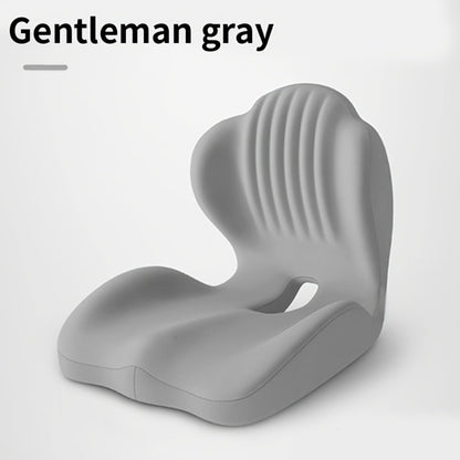Memory Foam Seat Cushion Ergonomic with Back Support & Breathable Hollow Design – Comfortable Chair Pad for Office, Car Seat & Long Sitting, Unisex Gift