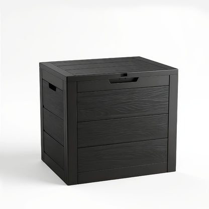 Waterproof Deck Box Outdoor Storage Cabinet 35/75 Gallon – Enhanced Version with Handles & Wheels | Large Patio Storage Box for Pool Accessories, Garden Tools & Outdoor Gear | Easy Assembly Lockable