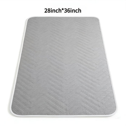 Washable Leak-Proof Mattress Protector for Seniors - Breathable Mesh Polyester, Urinary Incontinence & Bedwetting Pad | Twin, Full, Queen, King