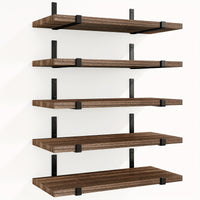 5pcs-Dark Brown