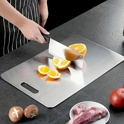 Stainless Steel Cutting Board Set of 3 – Durable BPA-Free Kitchen Cutting Boards, Rust-Resistant & Easy to Clean, Space-Saving Nested Design for Meat, Vegetables & Food Prep