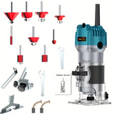 Blue with milling cutter
