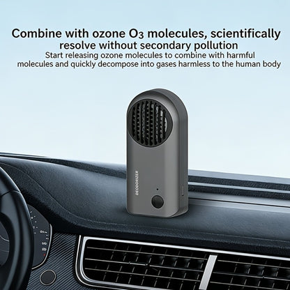 Car Air Purifier Ozone Deodorizer Active Oxygen Sterilization Odor Removal for Car Refrigerator Household Use Pink White Grey