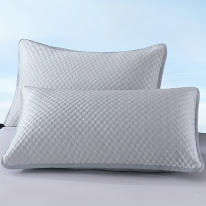 Cooling Pillow Cases 2-Pack 3D Ice Bean Texture – Soft Polyester Pillowcases for Summer | Machine Washable | Cool Sleep Bedroom Pillow Covers | 18.9" x 29.13" | No Insert
