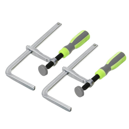 Track Saw Clamps 2pcs, Quick Adjust MFT Table Rail Clamps with Soft-Grip Handle, Compatible with Festool Track Saw Rail System, Woodworking Hold-Down Clamp for 19mm & 20mm MFT Holes