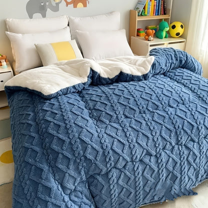 Taffeta Comforter All Season – Soft, Thick & Warm Quilt for Bedroom, Guest Room & Hotel | Machine Washable | Twin Full Queen King