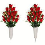2PCS - Side Rose