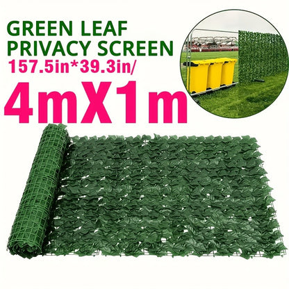 Artificial Ivy Privacy Fence Screen – UV-Resistant Faux Ivy Hedge Panel for Outdoor Patio, Garden, Balcony & Fence Cover | Realistic Greenery Wall Decor | Multiple Sizes Available