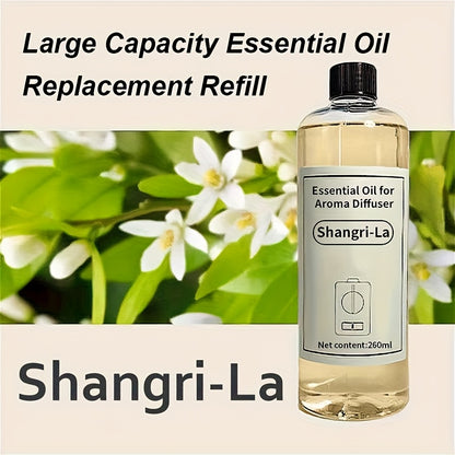 Essential Oil Refill for Diffusers - Long-Lasting Floral & Fresh Aroma Supplement Pack, Anti-Overflow, Large Capacity, Compatible with All Diffuser Types - Lavender, Ocean, Hilton, Shangri-la