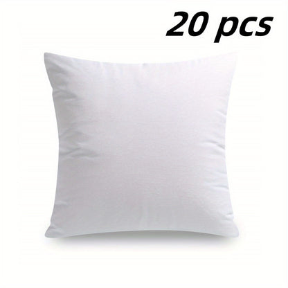 Pillow Inserts Square Microfiber Throw Pillow Inserts for Couch Sofa, Hypoallergenic 100% Virgin Fiber Fill, Indoor Outdoor Cushion Inserts for Office Patio Picnic