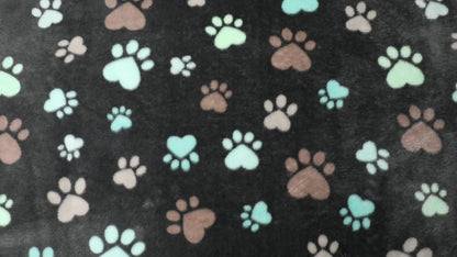 Waterproof Pet Blanket – Reversible Liquid-Proof Coral Fleece Dog Blanket for Couch, Sofa & Bed, Furniture Protector, 2 Patterns