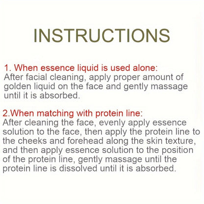 Collagen Protein Thread Lift Set Instant Face Firming Absorbable Silk Fibroin Serum Threads Anti Aging Skin Tightening Face Essence Gift Set