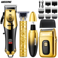 Golden four-piece gift box