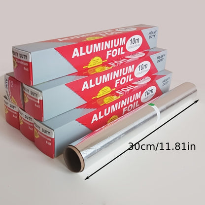 Aluminum Foil Rolls Heavy Duty – Thick Tin Foil for Baking, Grilling, BBQ & Food Wrapping, Disposable Kitchen Foil for Restaurants & Home, Perfect for Camping, Corn, Hot Dogs & Sandwiches