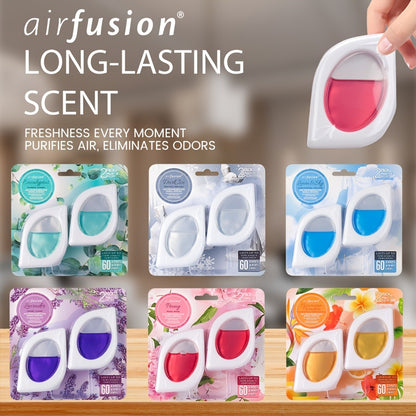 Air Freshener Odor Eliminator for Home Closet Bathroom Pets Small Space 0.25oz Up to 30 Days 6 Scents Eucalyptus Lavender Hawaiian Peach Black Ice Linens Sky 2 6 or 12 Pack