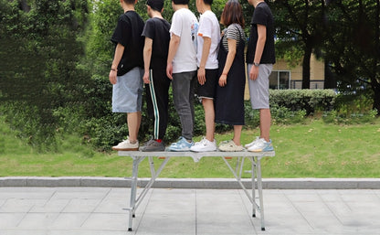Adjustable Folding Scaffolding Work Platform 800 lbs, Portable Drywall Bench Step Ladder with Anti-Slip Feet & Safety Lock, Height 31.5"-49.2", for Painting, Cleaning, Car Washing & Decorating
