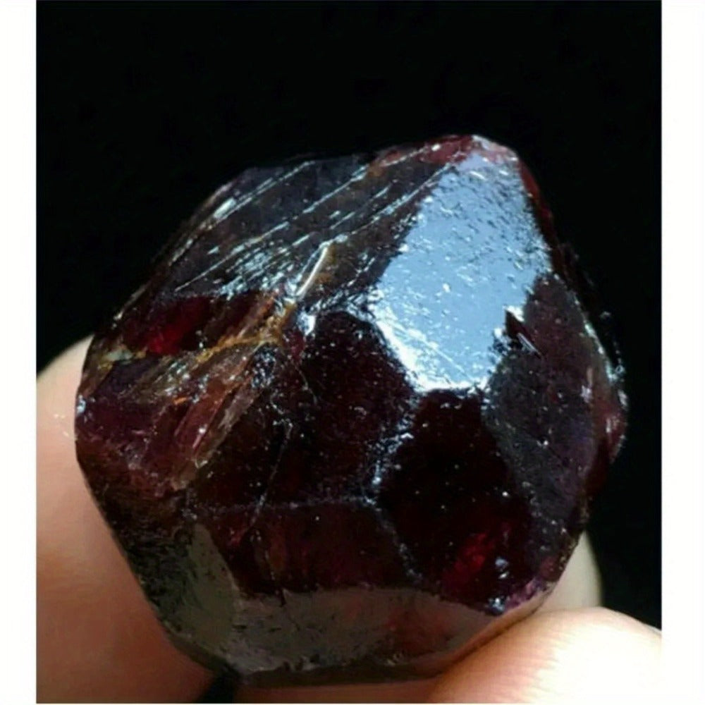 Natural Red Garnet Crystal Rough Stone – Raw Unpolished Mineral Specimen for Home Decor, Crystal Healing, Feng Shui Display & Collector Gift, Genuine Gemstone Rock
