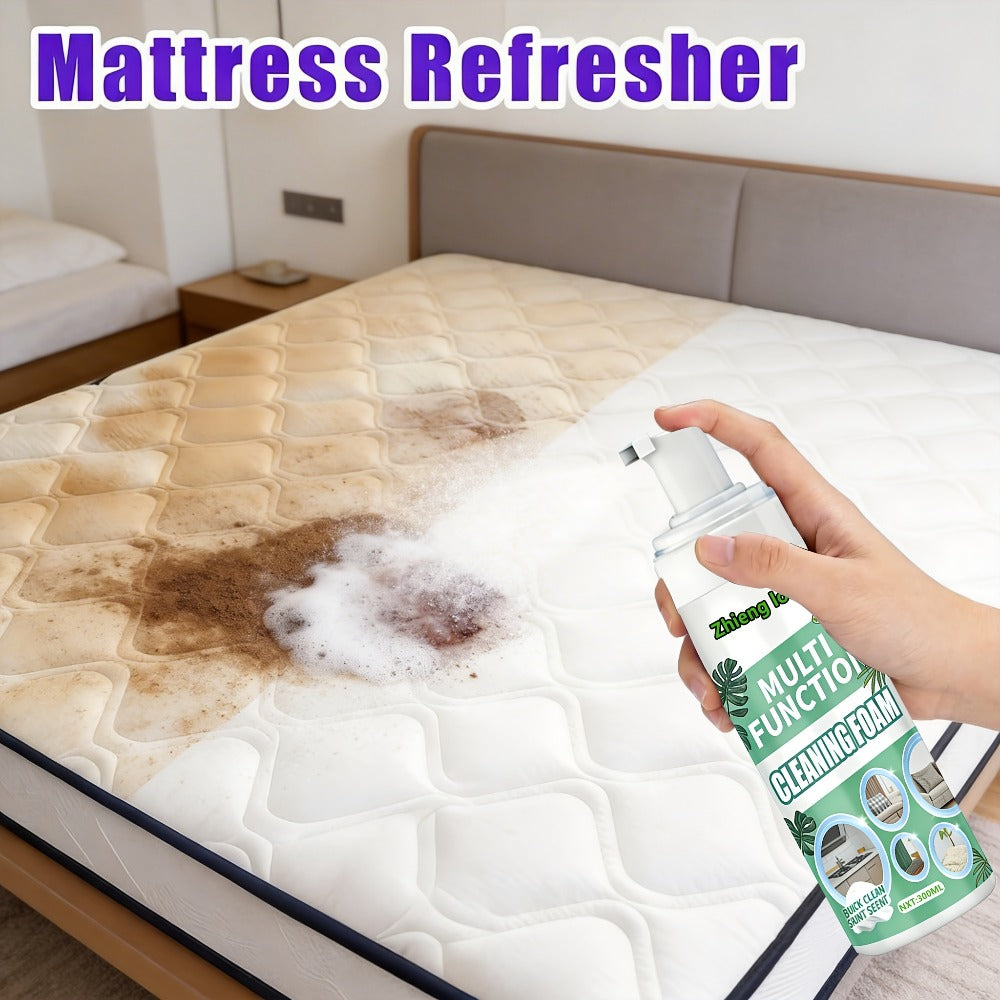 Dry Cleaning Spray Stain Remover 10.14oz – No Water Needed, Multi-Surface Formula for Sofas, Mattresses, Clothes, Carpets & Curtains, Strong Penetration, Decomposes Stains, Safe & Easy to Use