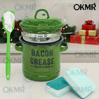 Green Belt Leakage Net Scraper Cleaning Sponge Set
