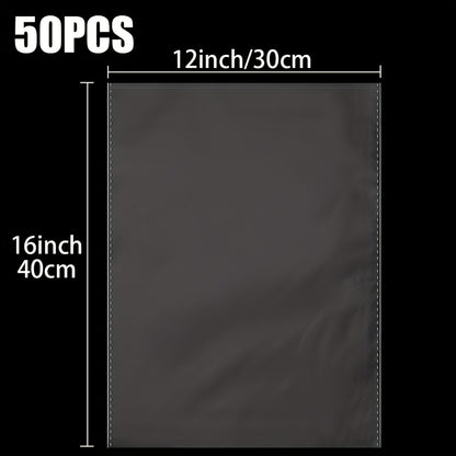 Cellophane Bags 50-Pack Large 18x30 Inch Transparent Gift Basket Wrap Bags – Clear Cellophane Wrapping for Christmas, Holidays & Gift Packaging
