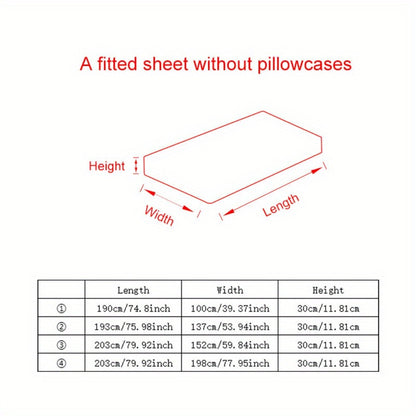 Flannel Fitted Sheet Plush Embossed Texture Soft Warm Mattress Cover for Autumn Winter Twin Full Queen King 4 Colors European Design Machine Washable