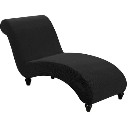 Chaise Lounge Cover Stretch Slipcover Jacquard Fabric Chair Sofa Protector for Living Room Bedroom Machine Washable Multi-Color