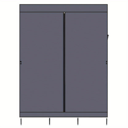 Portable Closet Wardrobe Organizer 71" Clothes Rack with Shelves, Freestanding Bedroom Storage Closet System