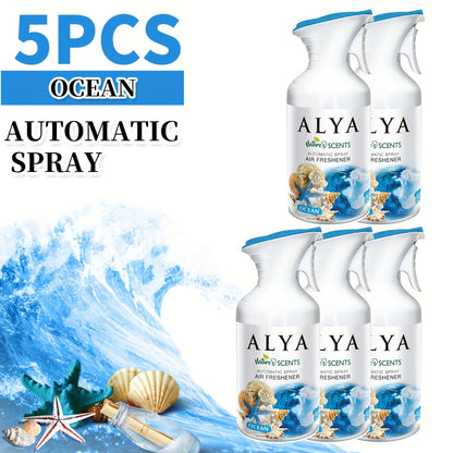 Aromatherapy Air Freshener Spray 6 Scents | Lavender Vanilla Ocean Magnolia | Multi-Purpose Room Spray for Car Home Office Bathroom Fabric Closet Odor Eliminator