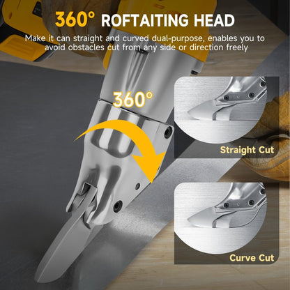 Metal Shear for Dewalt 20V Max Battery Brushless Electric Metal Scissors – Cuts Stainless Steel Sheet Iron Carpet Leather Cardboard – Tool Only No Battery