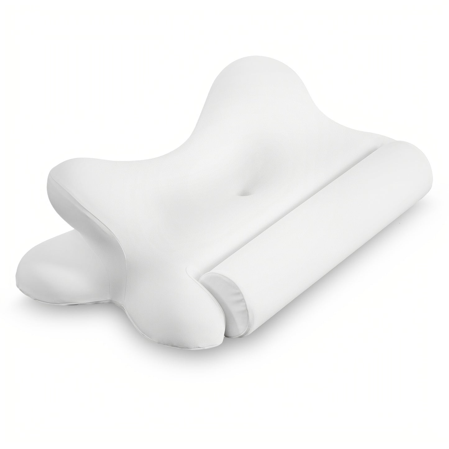Memory Foam Cervical Pillow Ergonomic Contour Neck Support Orthopedic Bed Pillow for Side Back Stomach Sleepers with Cooling Pillowcase Queen King