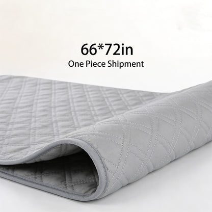 Washable Leak-Proof Mattress Protector for Seniors - Breathable Mesh Polyester, Urinary Incontinence & Bedwetting Pad | Twin, Full, Queen, King