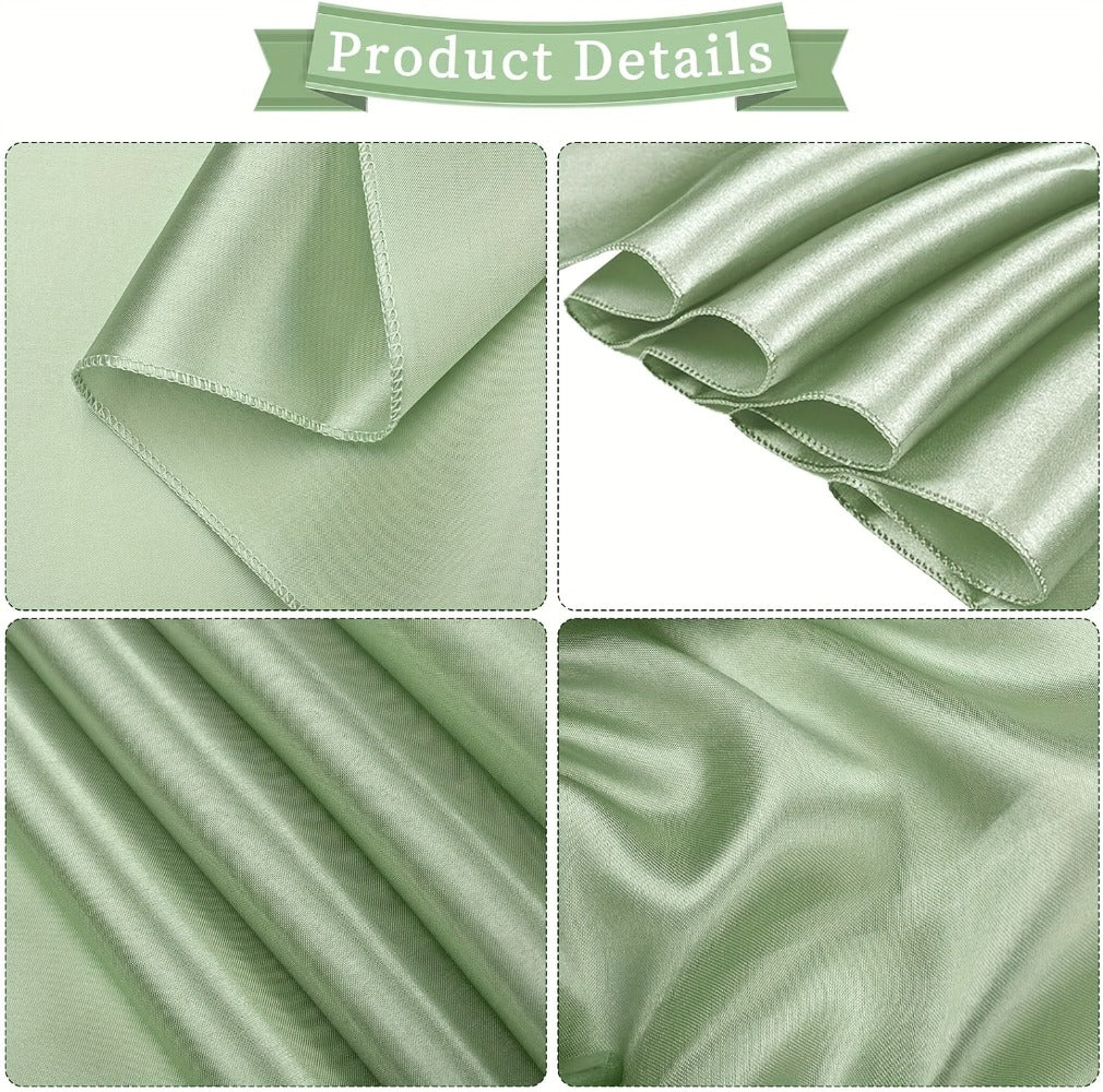 100pcs Satin Chair Sashes Bows for Wedding Banquet Party Event Decoration – 13 Colors, 18×275cm