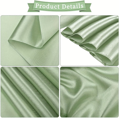 100pcs Satin Chair Sashes Bows for Wedding Banquet Party Event Decoration – 13 Colors, 18×275cm