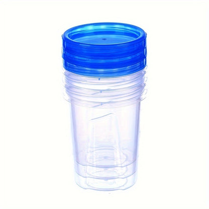 Stackable Food Storage Containers with Clip-on Lid 3pcs/6pcs Airtight Microwave Safe Transparent Canisters for Pantry Kitchen Office Travel