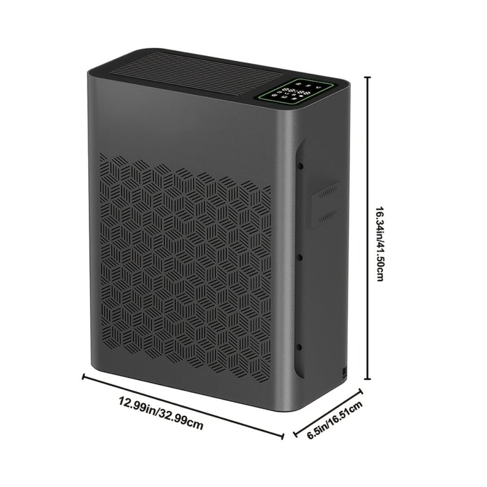 Large Area Air Purifier Covers 1095ft² with Air Quality Display Timer for Bedroom Living Room Indoor Home Office Multiple Colors