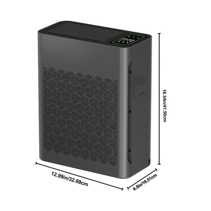 Large Area Air Purifier Covers 1095ft² with Air Quality Display Timer for Bedroom Living Room Indoor Home Office Multiple Colors
