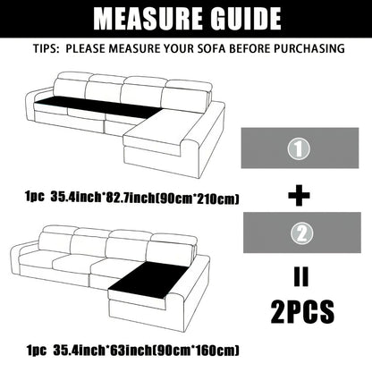 Faux Rabbit Fur Sofa Cover Thickened Quilted Plush Warm Non-Slip Machine Washable Pet Friendly Breathable Sofa Cushion for Living Room Bedroom Office - 2 3 Seater Large