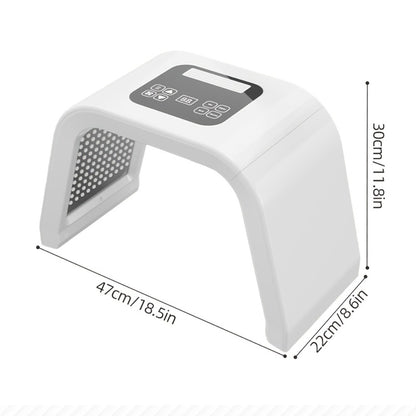 7 Color LED Skin Care Device Photon Therapy Spectrometer Anti-Aging Wrinkle Acne Treatment Face Rejuvenation Home SPA Beauty Tool Gift for Women Mom Girlfriend