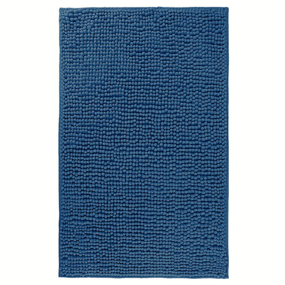 Chenille Bath Rug Extra Thick Soft Absorbent Non-Slip Bathroom Mat Machine Washable, Multiple Sizes & Colors