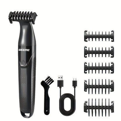 Electric Epilator & Hair Removal Device 3-in-1 for Men & Women - Painless Shaver Trimmer for Underarms Legs Arms Bikini Line Sensitive Areas, USB Rechargeable Personal Care Grooming Tool