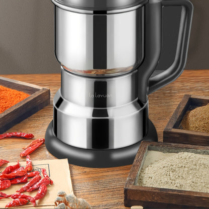 Electric Coffee Grinder with Stainless Steel Blade | 10-Second Fast Grinding | One-Button Control Spice Nut Bean Mill | Dry Food Processor for Coffee Beans Spices Grains Nuts