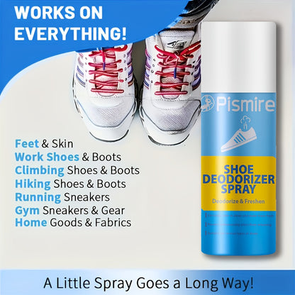 Foot Deodorant Spray 8.79oz – Powerful 24-Hour Odor Eliminator for Shoes, Clothing & Body, Long-Lasting Freshness for Athletes, Women & Daily Use