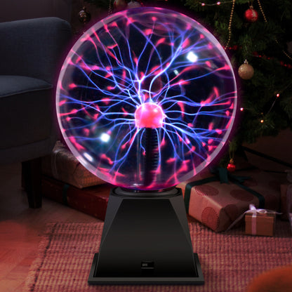 Plasma Ball Lamp Touch Sensitive Lightning Globe, Electric Plasma Sphere Night Light for Home Decor, Desktop Science Toy & Party Accent — Available in 3", 6" & 8" Sizes