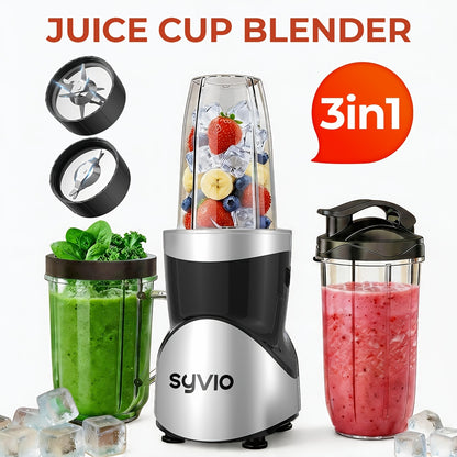 Personal Blender & Smoothie Maker 12-in-1 – High-Powered Protein Shake Mixer, Multi-Function Grinder, BPA-Free with Portable Cup