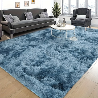 Fluffy Area Rug Large Soft Shag Carpet for Living Room Bedroom – Non-Slip Ultra Thick Plush Floor Mat, Multiple Sizes & Colors, Home Decor
